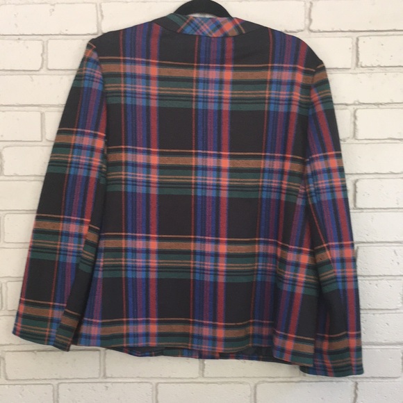 Vintage Plaid Henry Lee Blazer Size 16 - Picture 8 of 12